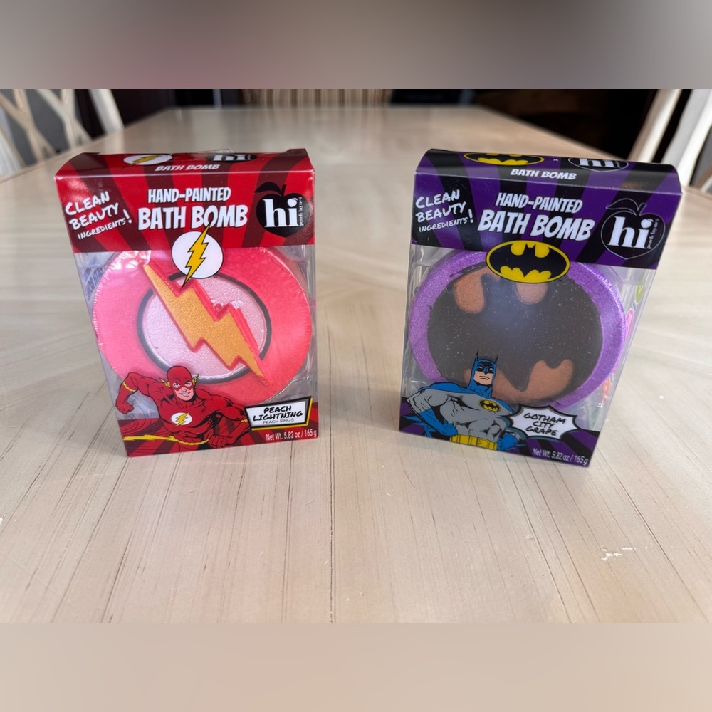 Hi Peach Layne - Hand Painted Justice League bath Bombs - Clean Ingredients! - Picture 16 of 16